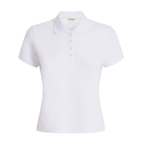 Guess Γυναικεία κοντομάνικη μπλούζα Logo Pique Polo